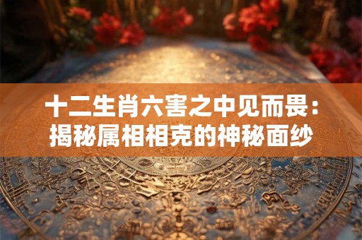 十二生肖六害之中见而畏：揭秘属相相克的神秘面纱