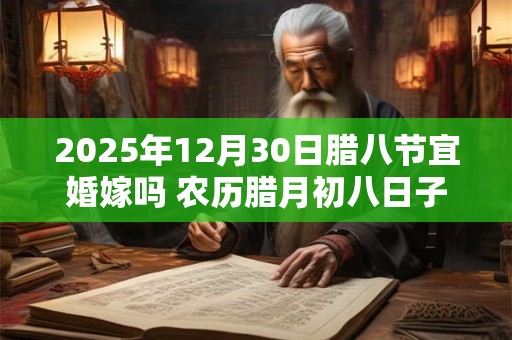 2025年12月30日腊八节宜婚嫁吗 农历腊月初八日子好不好