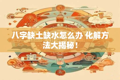 八字缺土缺水怎么办 化解方法大揭秘！