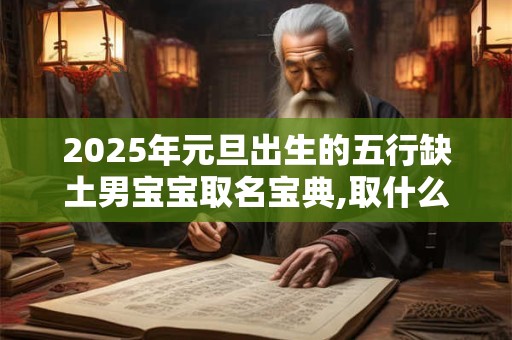 2026年元旦出生的五行缺土男宝宝取名宝典,取什么名字好