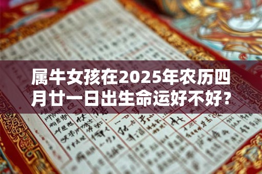 属牛女孩在2025年农历四月廿一日出生命运好不好？