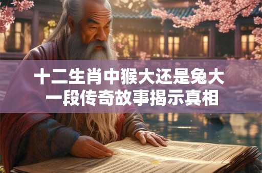 十二生肖中猴大还是兔大 一段传奇故事揭示真相