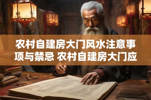 农村自建房大门风水注意事项与禁忌 农村自建房大门应注意的风水要点