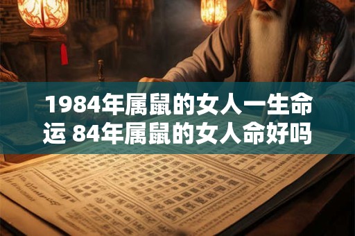 1984年属鼠的女人一生命运 84年属鼠的女人命好吗