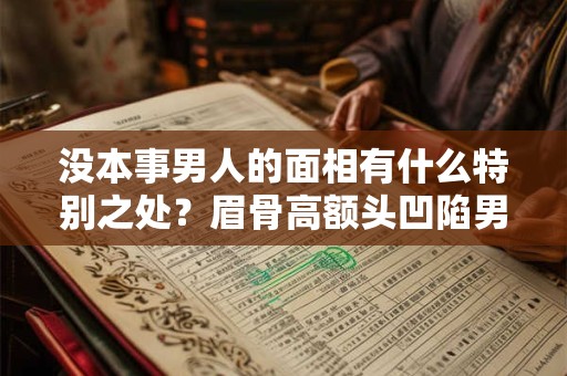 没本事男人的面相有什么特别之处？眉骨高额头凹陷男面相