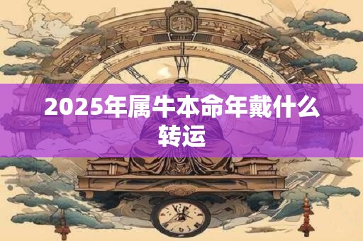 2025年属牛本命年戴什么转运 2025年属牛本命年戴什么转运