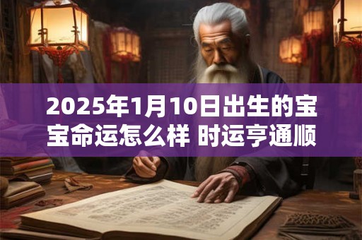 2025年1月10日出生的宝宝命运怎么样 时运亨通顺风顺水