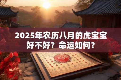 2025年农历八月的虎宝宝好不好？命运如何？