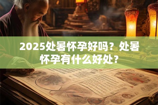 2026处暑怀孕好吗？处暑怀孕有什么好处？