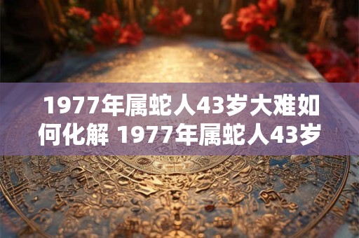 1977年属蛇人43岁大难如何化解 1977年属蛇人43岁综合运势