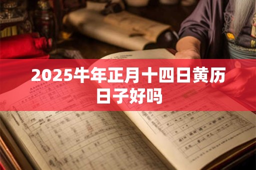 2025牛年正月十四日黄历日子好吗 2025牛年正月十四日黄历日子好吗