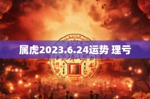 属虎2023.6.24运势 理亏