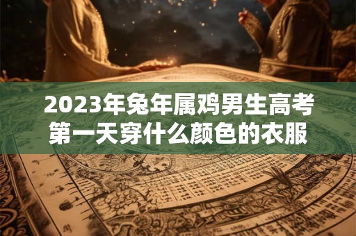2023年兔年属鸡男生高考第一天穿什么颜色的衣服
