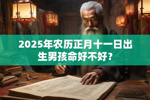 2025年农历正月十一日出生男孩命好不好？