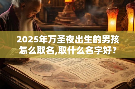 2026年万圣夜出生的男孩怎么取名,取什么名字好? 2026年万圣夜出生的男孩怎么取名,取什么名字好?