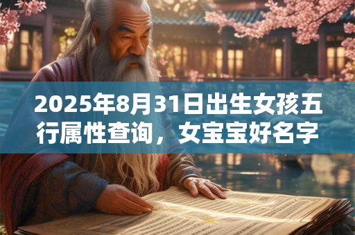 2025年8月31日出生女孩五行属性查询，女宝宝好名字合集