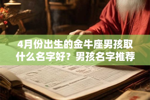 4月份出生的金牛座男孩取什么名字好？男孩名字推荐