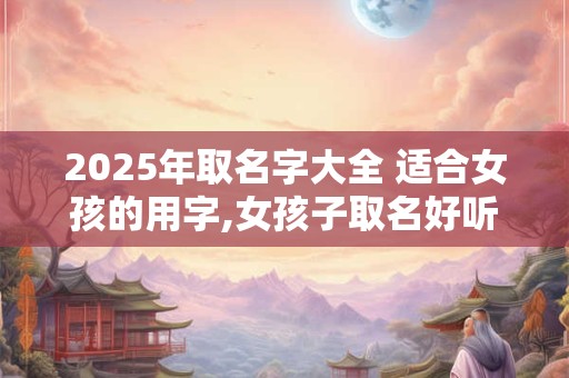 2025年取名字大全 适合女孩的用字,女孩子取名好听又很少的字