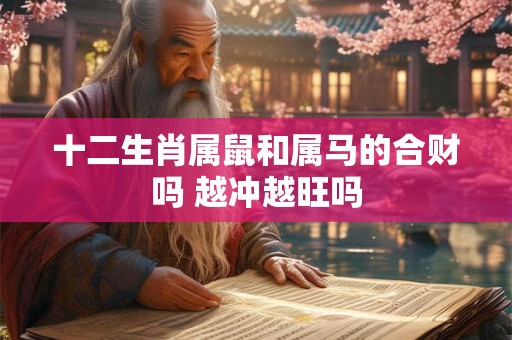 十二生肖属鼠和属马的合财吗 越冲越旺吗