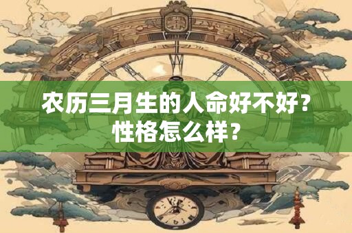 农历三月生的人命好不好？性格怎么样？