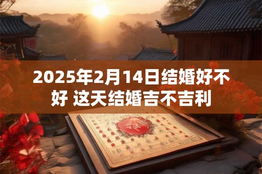 2025年2月14日结婚好不好 这天结婚吉不吉利