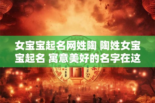 女宝宝起名网姓陶 陶姓女宝宝起名 寓意美好的名字在这里！