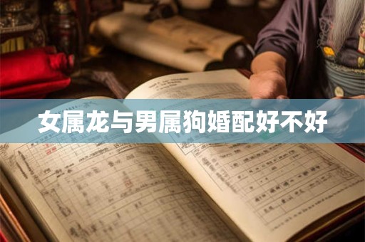 女属龙与男属狗婚配好不好