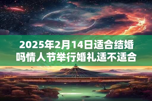 2025年2月14日适合结婚吗情人节举行婚礼适不适合