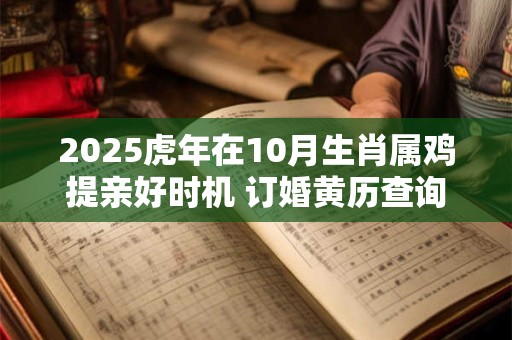 2025虎年在10月生肖属鸡提亲好时机 订婚黄历查询