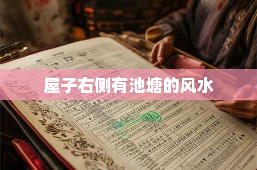 屋子右侧有池塘的风水