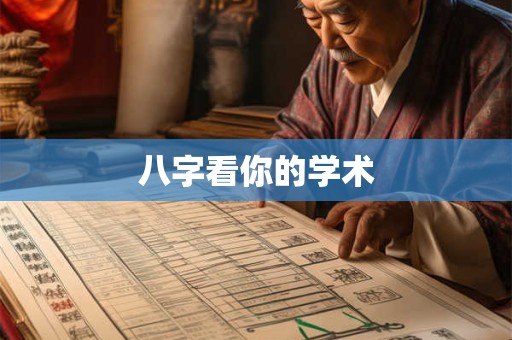 八字看你的学术