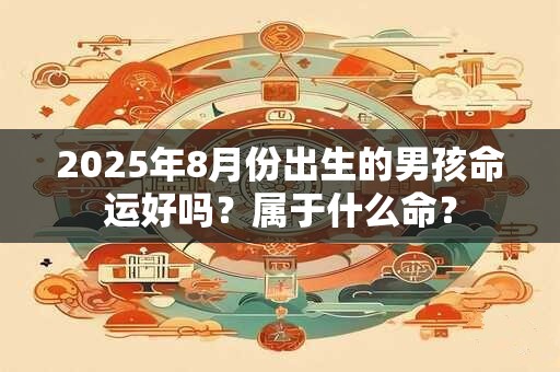 2025年8月份出生的男孩命运好吗?属于什么命? 2025年8月份出生的男孩命运好吗?属于什么命?