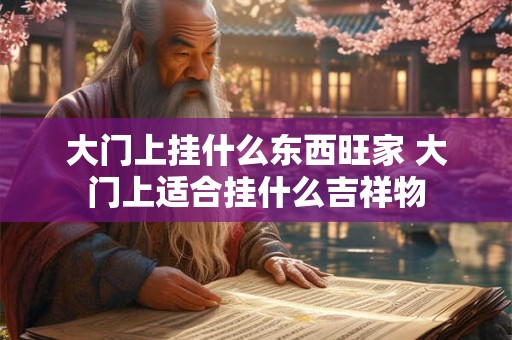 大门上挂什么东西旺家 大门上适合挂什么吉祥物