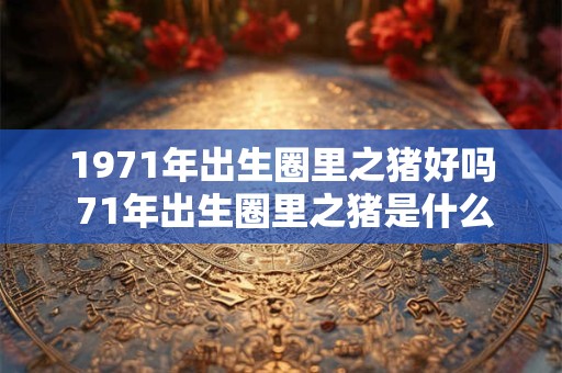1971年出生圈里之猪好吗 71年出生圈里之猪是什么命