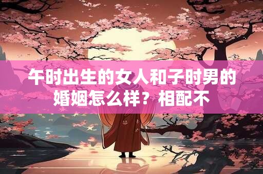 午时出生的女人和子时男的婚姻怎么样？相配不