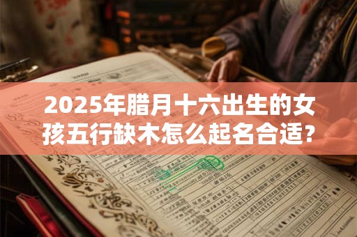 2025年腊月十六出生的女孩五行缺木怎么起名合适？