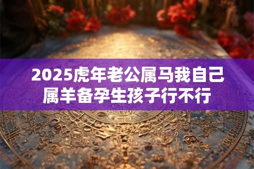 2025虎年老公属马我自己属羊备孕生孩子行不行