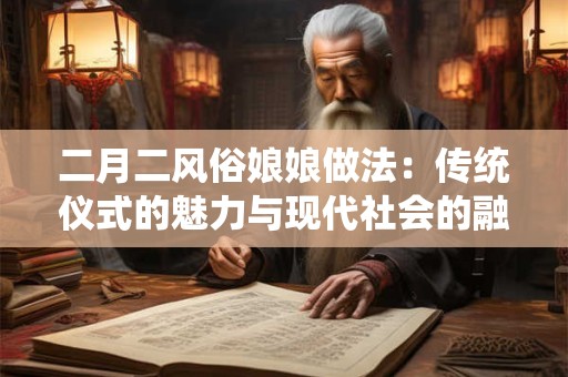 二月二风俗娘娘做法：传统仪式的魅力与现代社会的融合