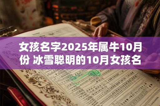 女孩名字2025年属牛10月份 冰雪聪明的10月女孩名字