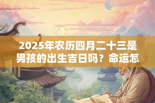 2025年农历四月二十三是男孩的出生吉日吗？命运怎么样？