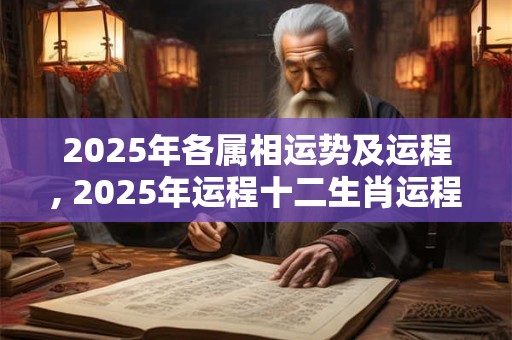 2025年各属相运势及运程, 2025年运程十二生肖运程