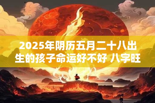 2025年阴历五月二十八出生的孩子命运好不好 八字旺吗