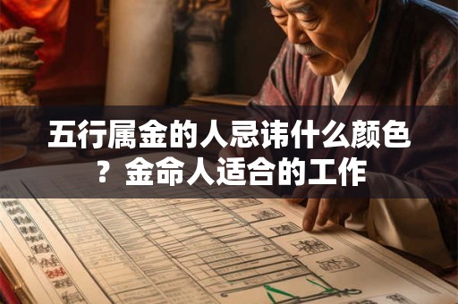 五行属金的人忌讳什么颜色?金命人适合的工作 五行属金的人忌讳什么颜色?金命人适合的工作