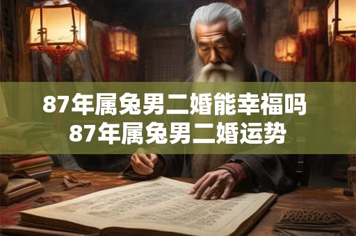 87年属兔男二婚能幸福吗 87年属兔男二婚运势