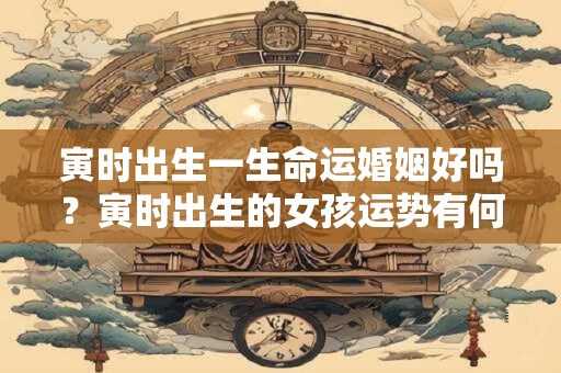 寅时出生一生命运婚姻好吗？寅时出生的女孩运势有何特点？