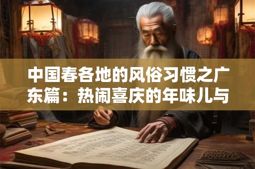中国春各地的风俗习惯之广东篇：热闹喜庆的年味儿与独特春色
