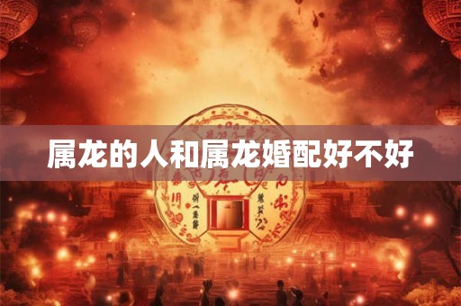 属龙的人和属龙婚配好不好
