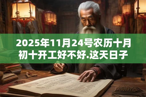2025年11月24号农历十月初十开工好不好.这天日子好吗？