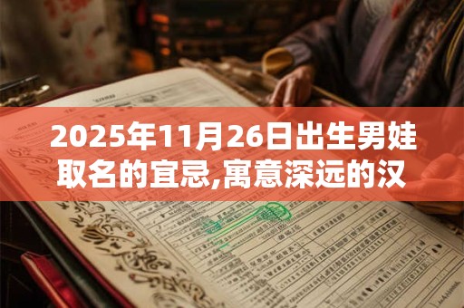2025年11月26日出生男娃取名的宜忌,寓意深远的汉字详解 2025年11月26日出生男娃取名的宜忌,寓意深远的汉字详解