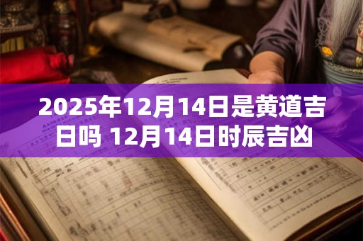 2025年12月14日是黄道吉日吗 12月14日时辰吉凶